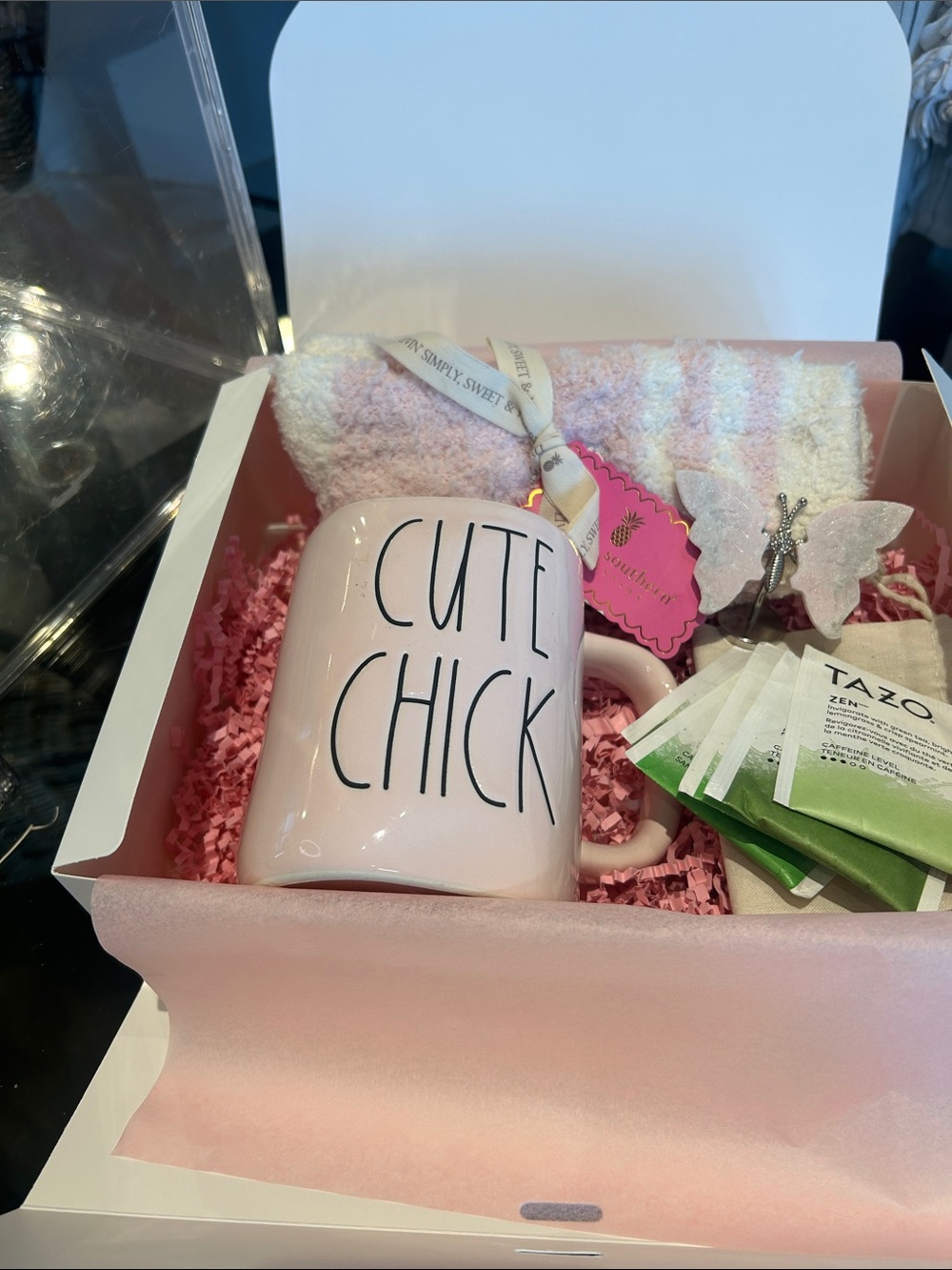 Pink Rae Dunn 'Cute Chick' Self Care Box Bundle Love Yourself First NWT - Picture 4 of 9